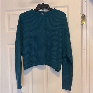 Urban Heritage Teal Blue Crewneck Sweater Size Small
